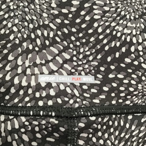 Aerie Women’s Chill Play Move Zipper Pocket Workout Leggings Gray Size Medium - Picture 6 of 7